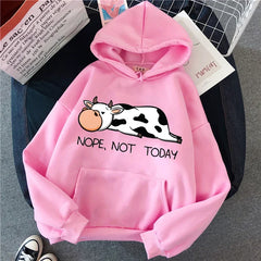 Nope Not Today Kawaii Women Sweatshirts