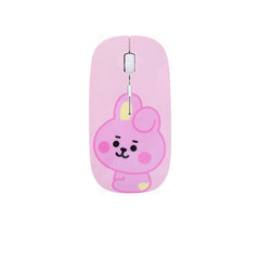 Kawaii Cartoon Wireless Usb Port Mouse