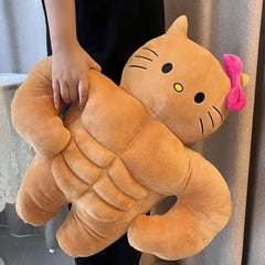 Kawaii Hello Kitty Muscle Plush