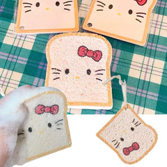 Kawaii Hello Kitty Toast Dishwashing Sponge