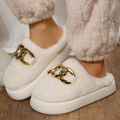 White Bunny Slippers