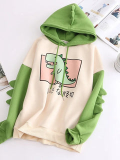Kawaii Hoodies Anime Cotton Fleece Sweatshirt