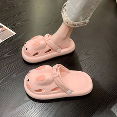 Woman Rabbit flip flops Sandals